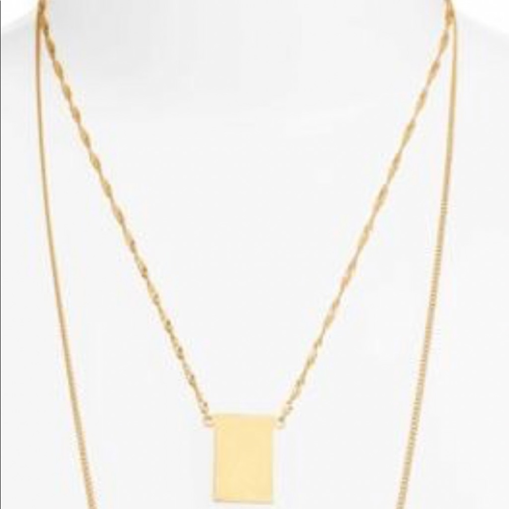 NWT Madewell Dancing Arrow Necklace - Picture 2 of 2
